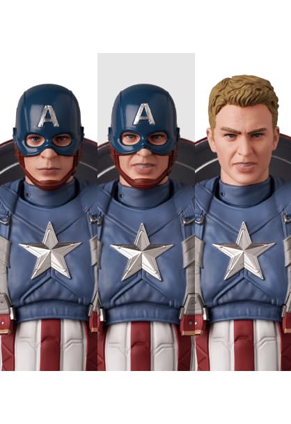 MEDICOM TOY MAFEX Captain-America (Classic Suit) Action Figure